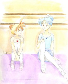 Ahiru and Sagi by Mangaka-chan